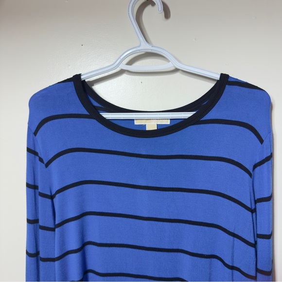 Michael Kors Longsleeve Top Stripes Blue Women Size L - Picture 8 of 8
